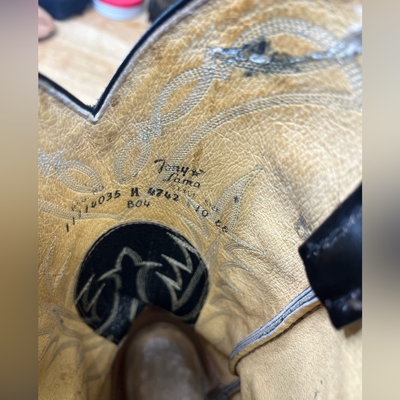 Tony Lama Stallion Americana Western Boot 10 EE - Picture 3 of 16